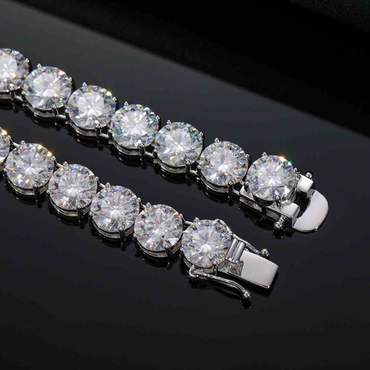 Tennis Chain With Moissanite Diamond Diamlux