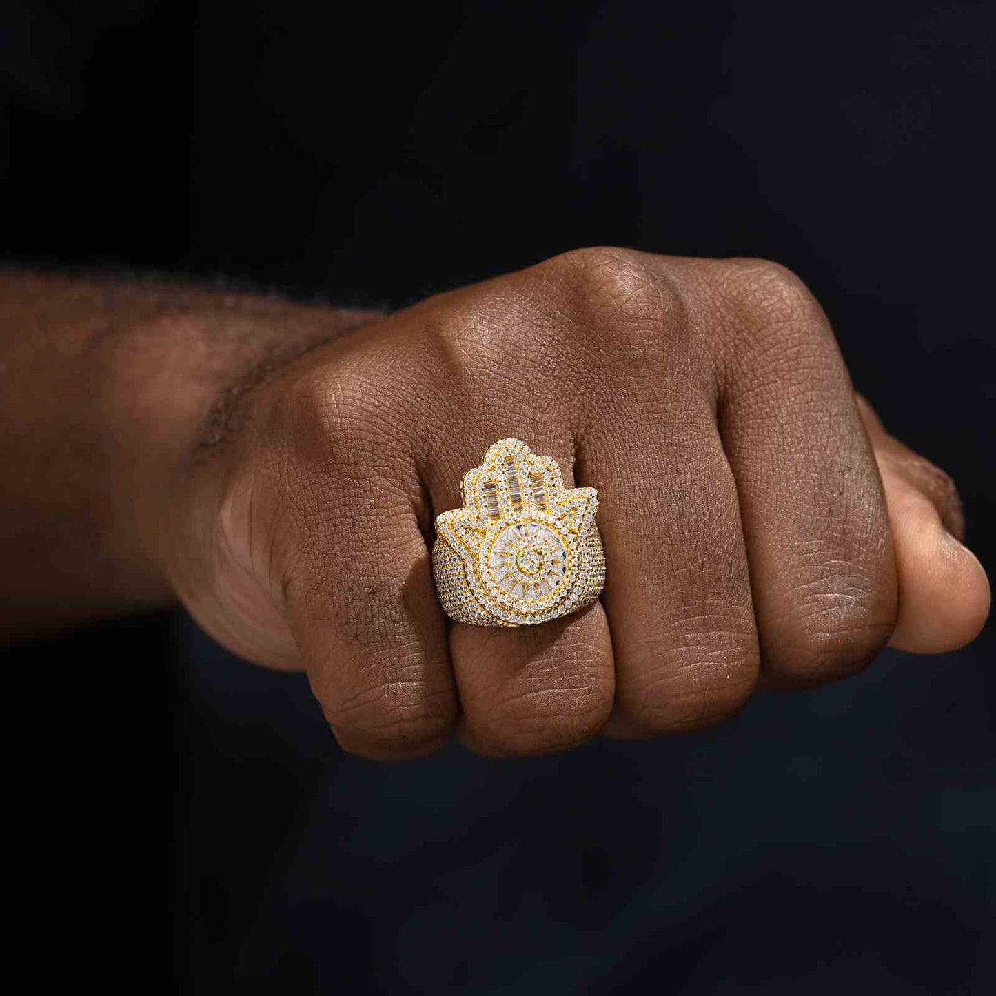 Diamlux Fully iced out Rings