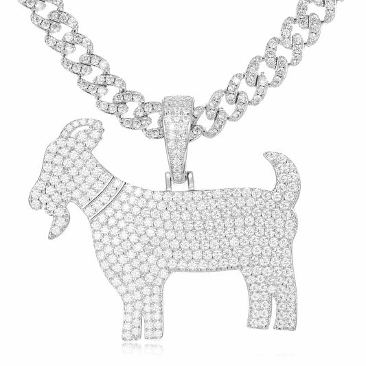 Diamlux Goat Charm Pendant
