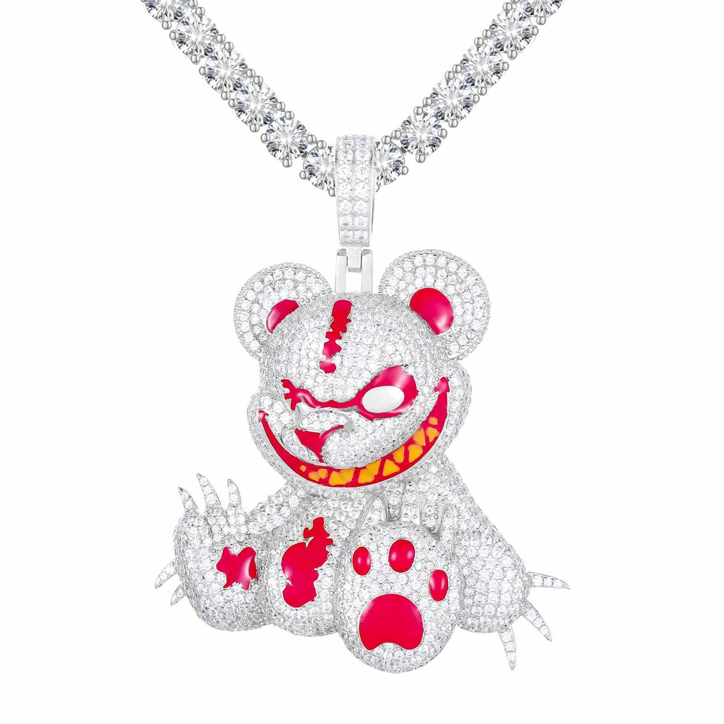 Diamlu Evil Teddy Bear Pendant