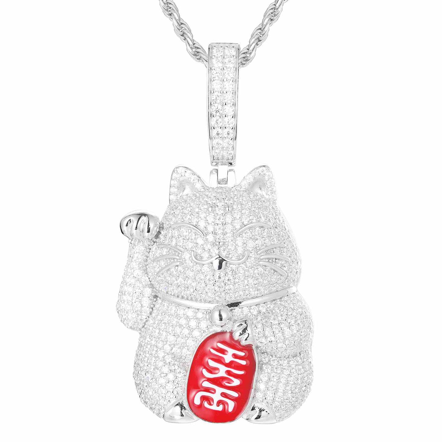 Diamlux Cat Charm Pendant