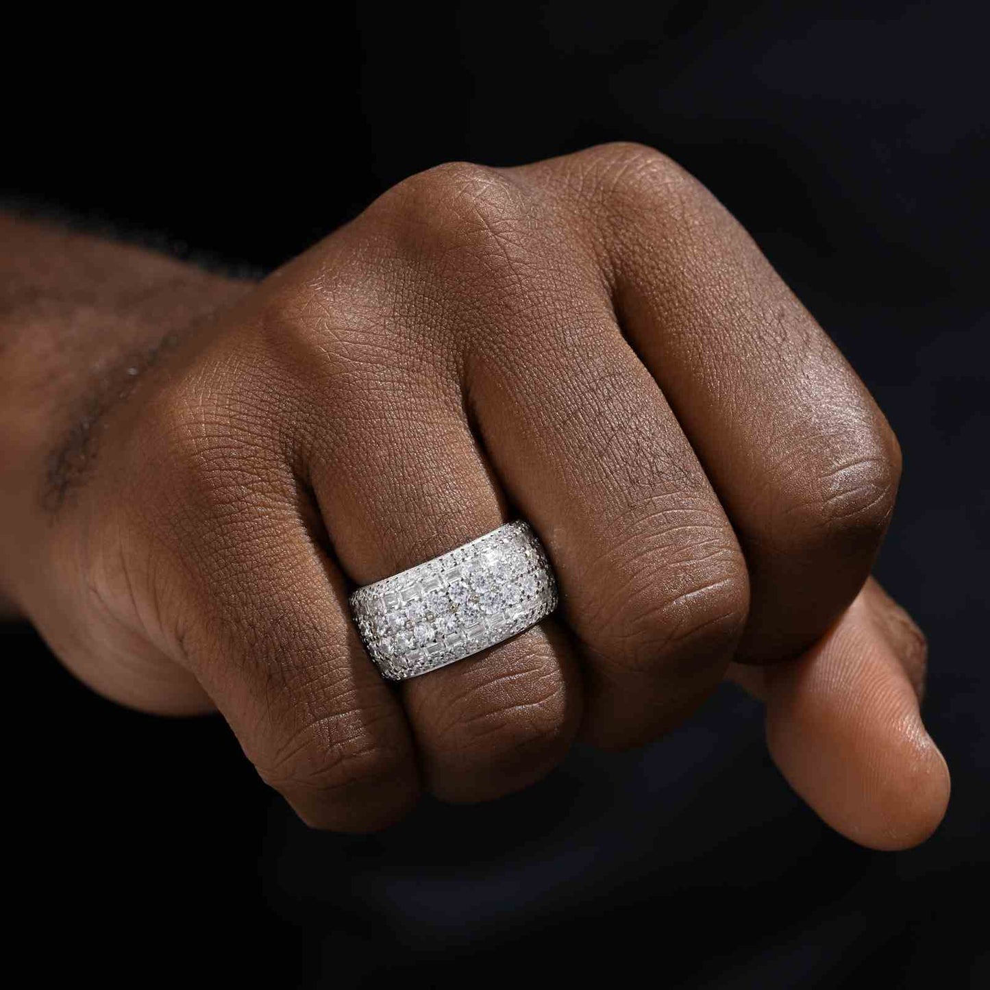 Diamlux Fully iced out Rings