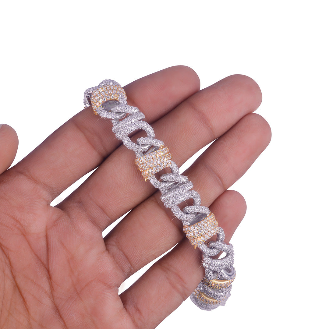Diamlux White Gold Bracelet
