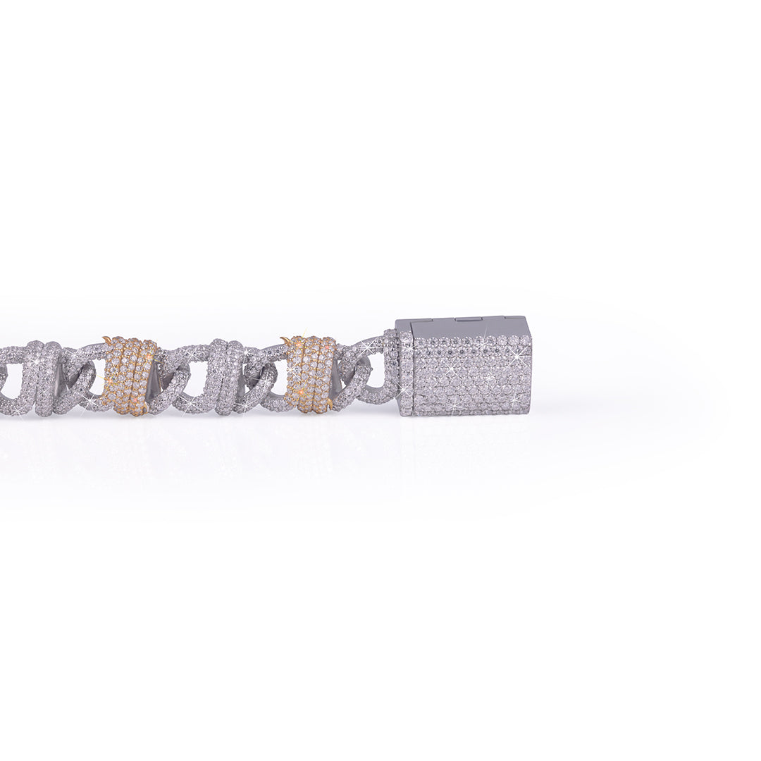 Diamlux White Gold Bracelet