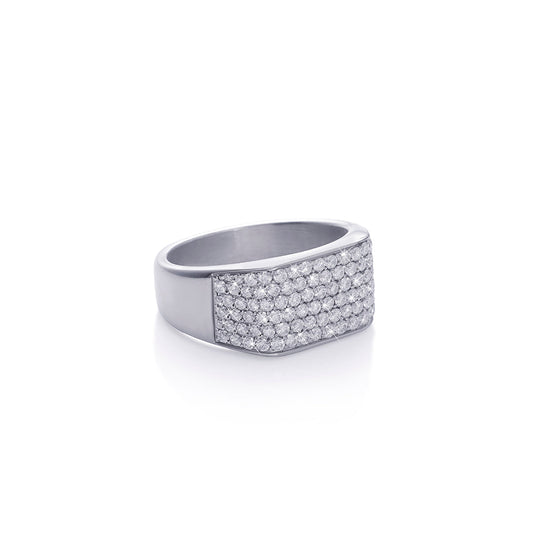 Classic Diamond Pavé Band Diamlux