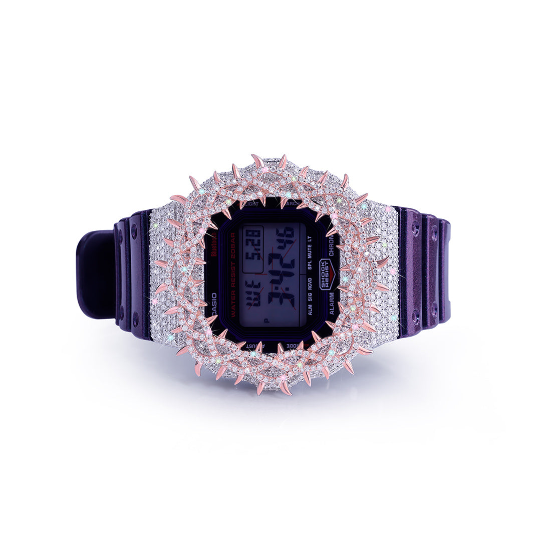 Bespoke Diamond G-Shock Watch – Model 0115 Custom Edition