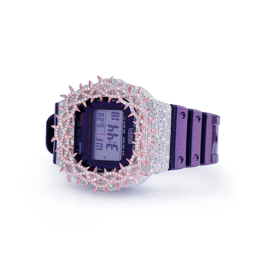 Bespoke Diamond G-Shock Watch – Model 0115 Custom Edition Diamlux