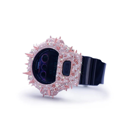 Premium G-Shock with Handcrafted Diamond Accents Diamlux