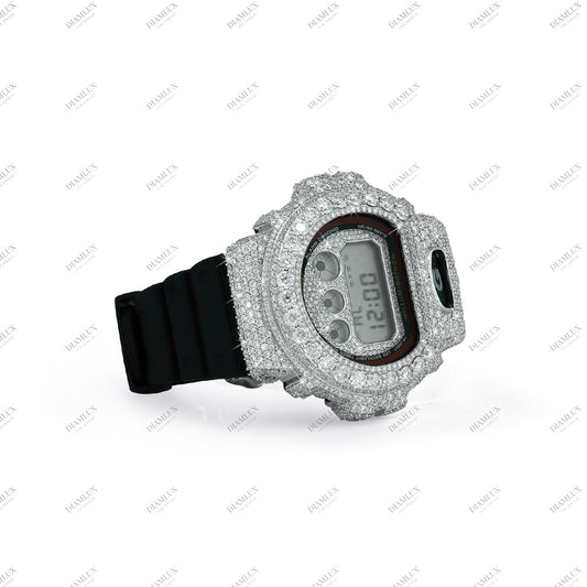 Moissanite Diamond G- Shock Watch Diamlux