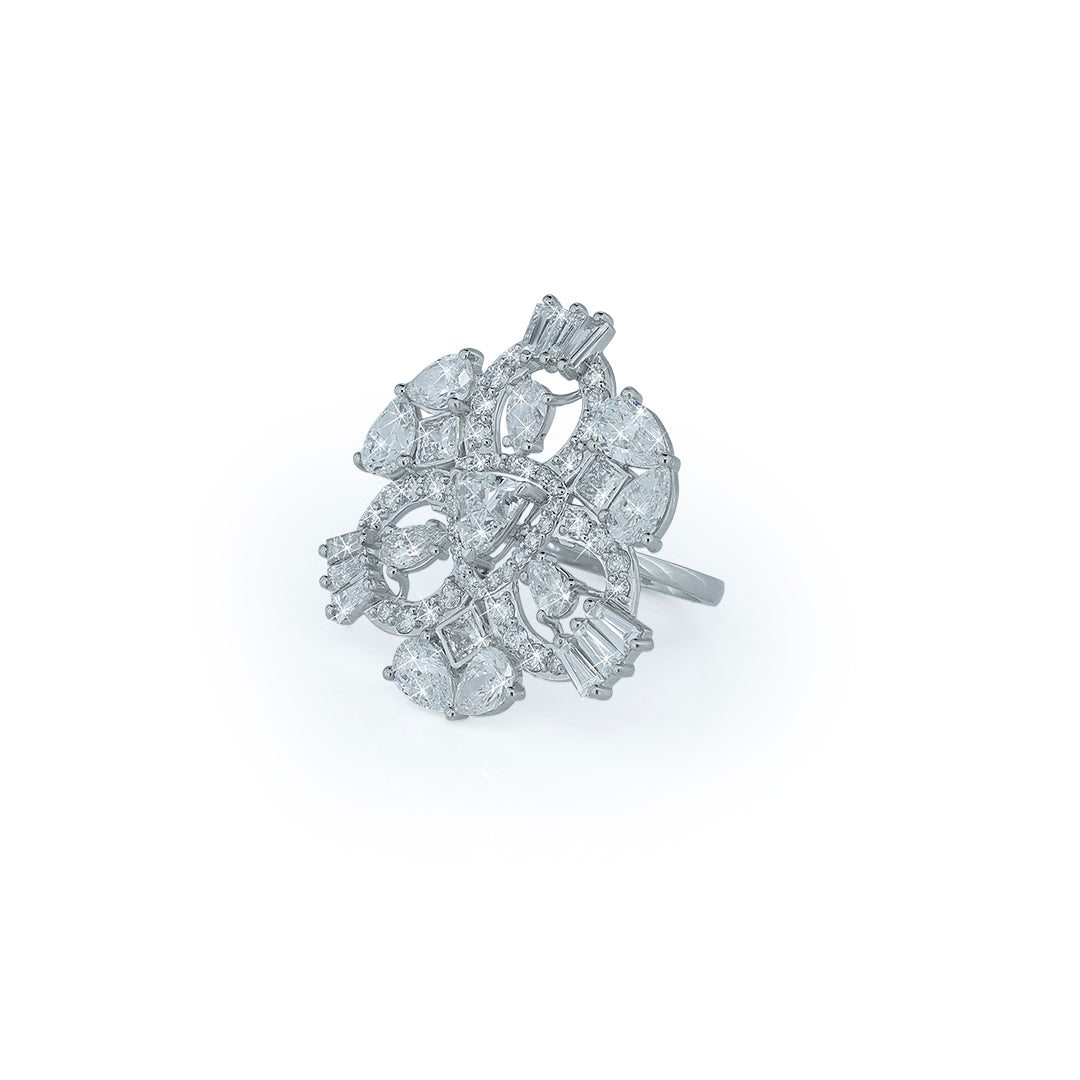 Multi Diamond Ring - Lab Diamond Diamlux