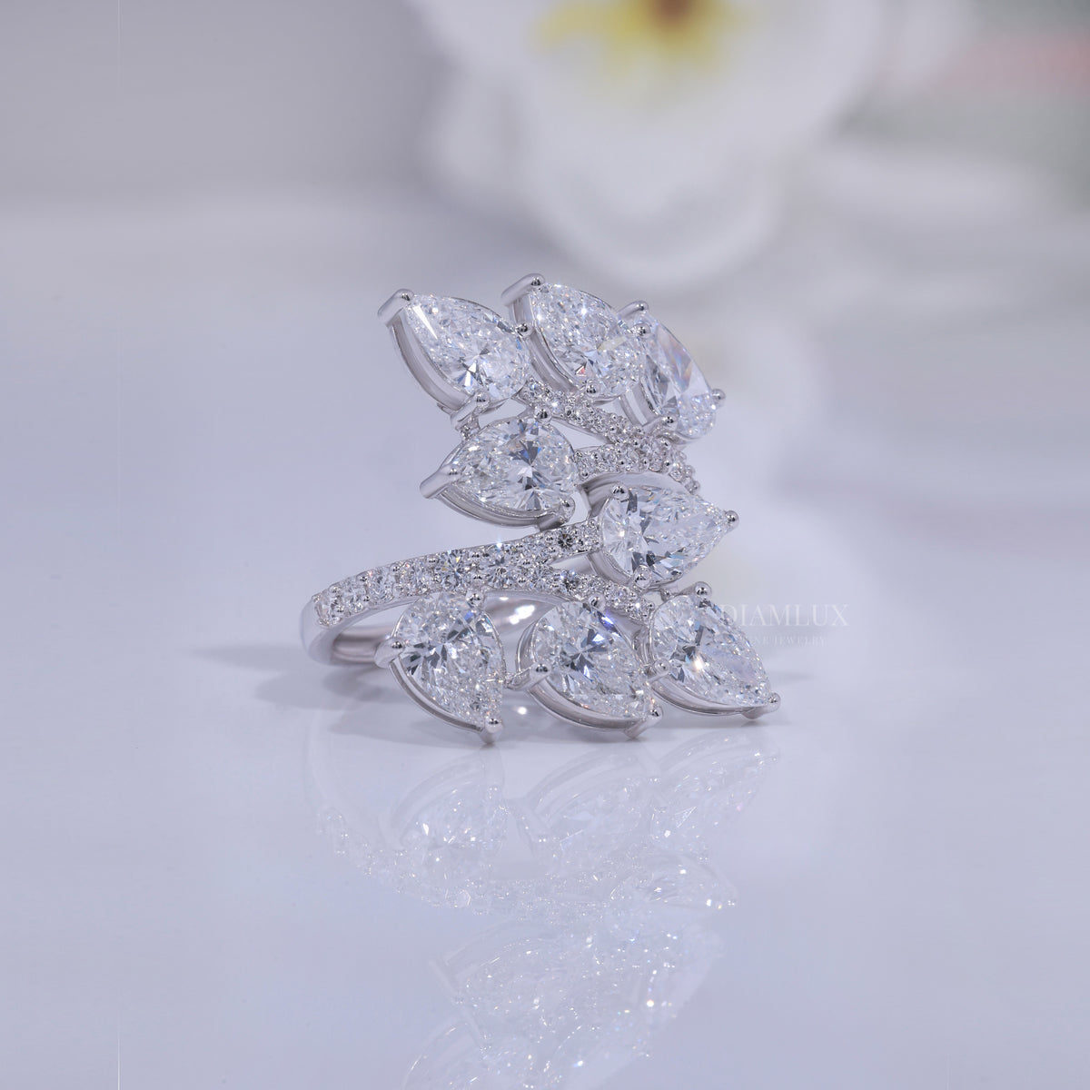 10kt Gold Lab Diamond Ring Diamlux Fine Jewelry