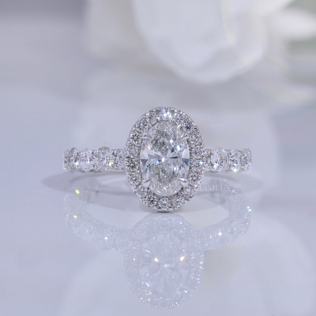 10kt Gold Lab Diamond Ring Diamlux Fine Jewelry