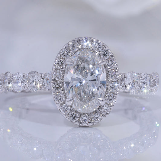 10kt Gold Lab Diamond Ring Diamlux Fine Jewelry