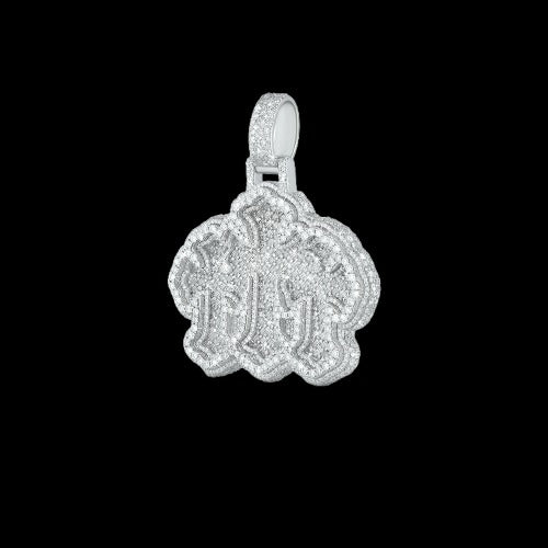 Customize "3Cross" Pendant Deposit $100 Diamlux