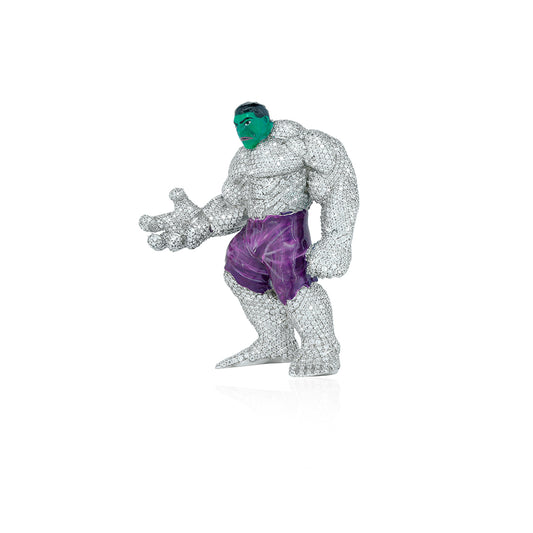 "Hulk" Pendant With VVS Moissanite Diamond Diamlux