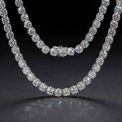 Tennis Chain With Moissanite Diamond