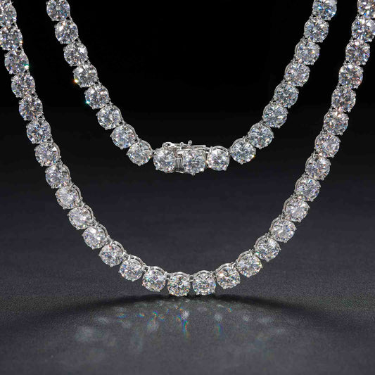 Tennis Chain With Moissanite Diamond