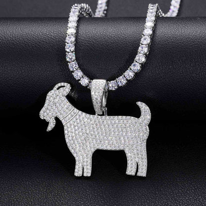  Diamlux Goat Charm Pendant