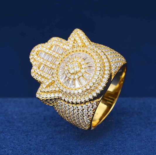 Diamlux Fully iced out Rings
