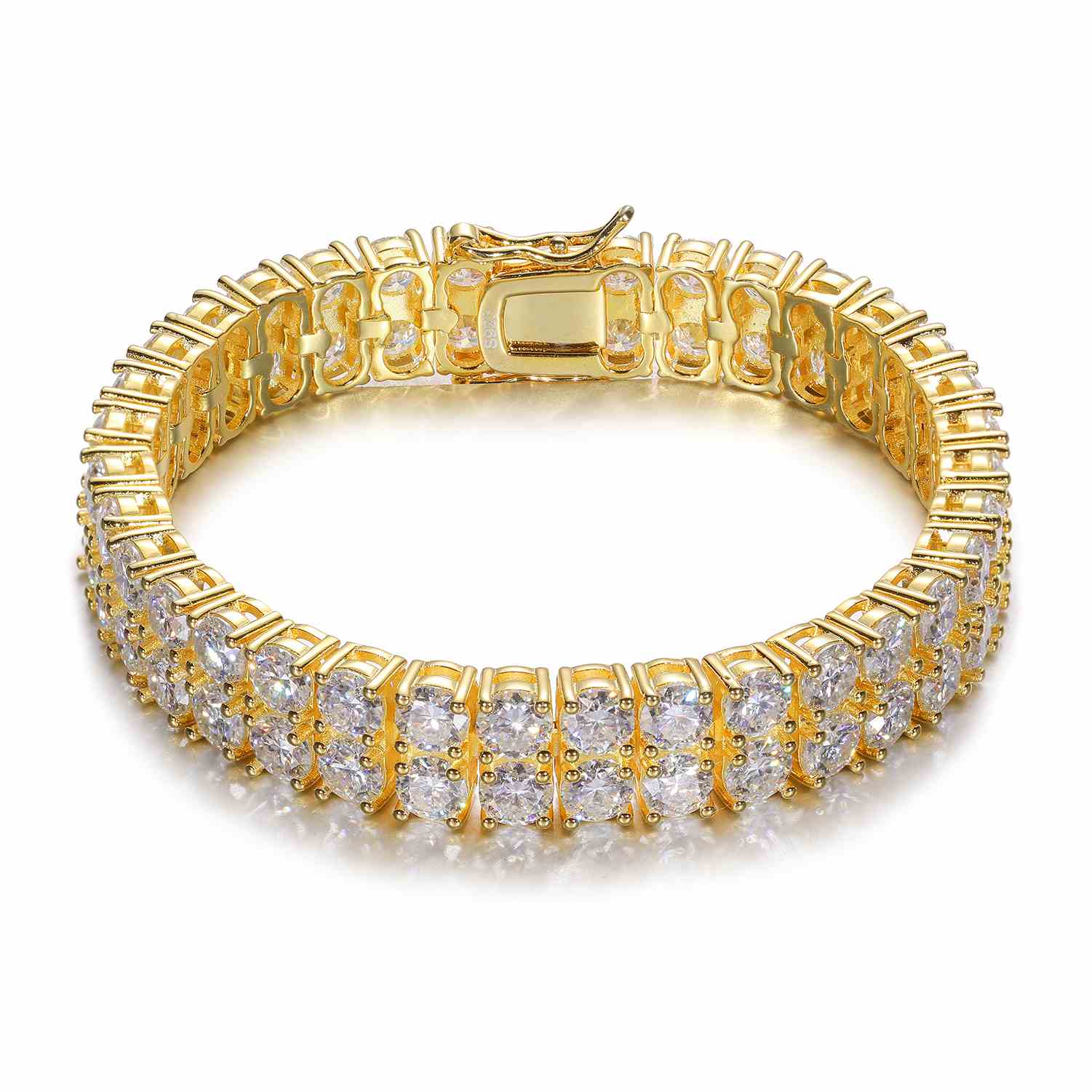 Diamlux  Two  tone  Bracelet