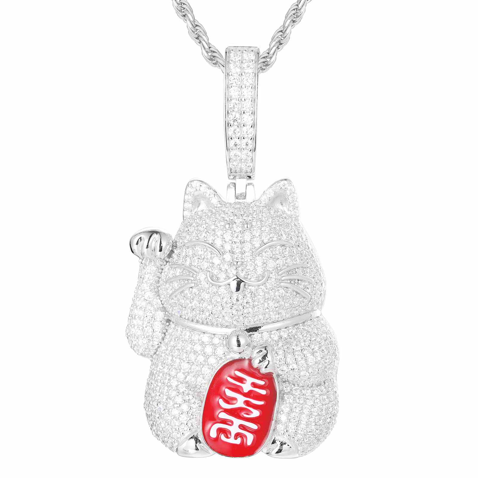  Diamlux Cat Charm  Pendant