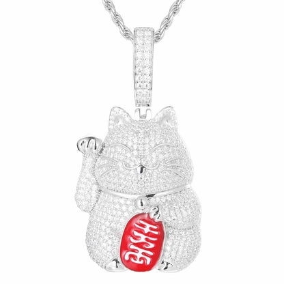  Diamlux Cat Charm  Pendant