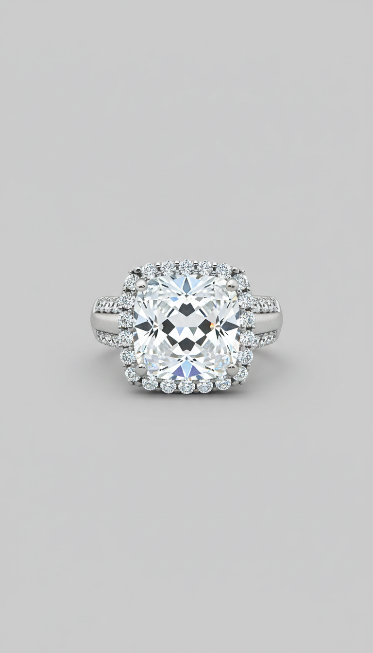 Cubic Zirconia Statement Ring Diamlux Fine Jewelry