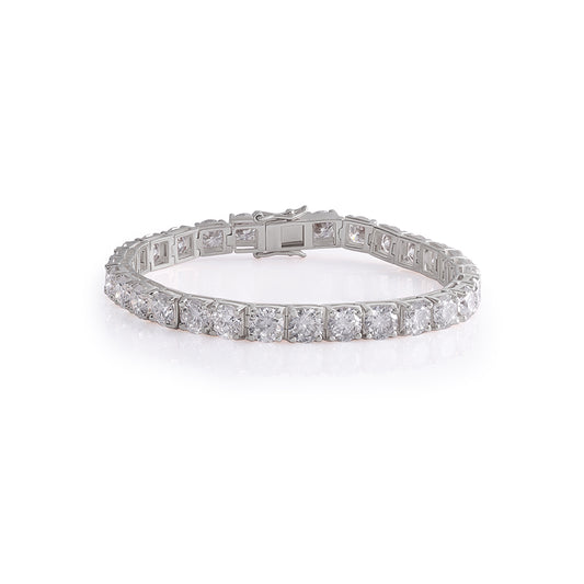White Gold  Round Diamond Tennis Bracelet-DX-BC-0100 S