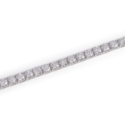 White Gold  Round Diamond Tennis Bracelet-DX-BC-0100 S