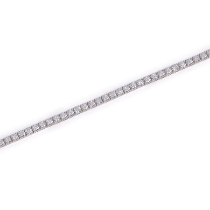 White Gold Diamond Tennis Bracelet-DX-BC-0101 S