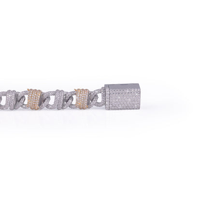 Diamlux White Gold Bracelet