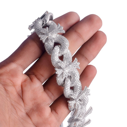 Premium Iced Crown Link Cuban Chain