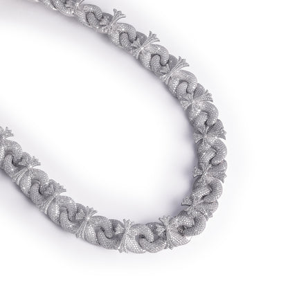 Premium Iced Crown Link Cuban Chain