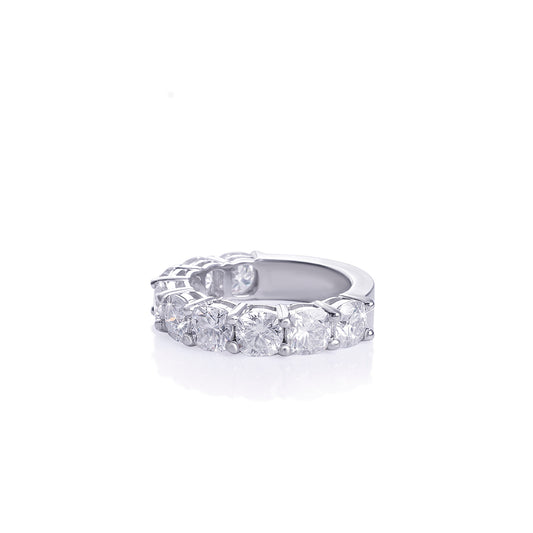 Eternity Round Cut Diamond Band