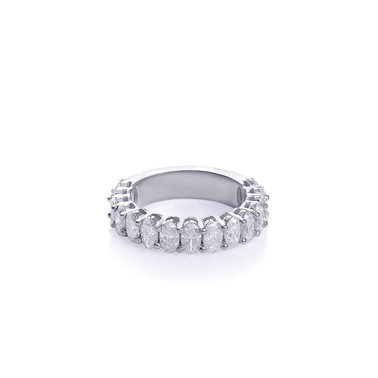 Moissanite Diamond Engagement Ring (Oval Shape)