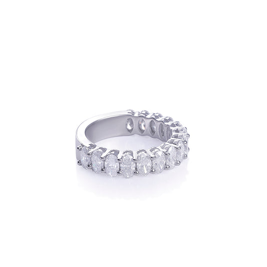 Moissanite Diamond Engagement Ring (Oval Shape)