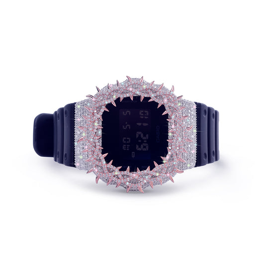 Handmade G-Shock with Full Diamond Embellishment