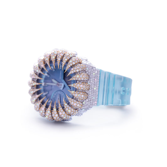 Sky Blue Diamond G-Shock – Luxury Ice Edition