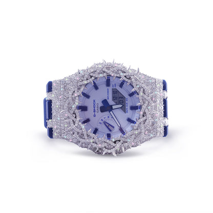 White Iced G-Shock – Aurora Diamond Bezel