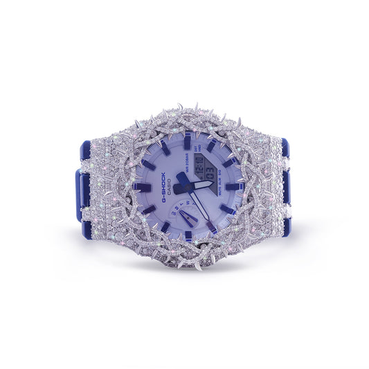 White Iced G-Shock – Aurora Diamond Bezel