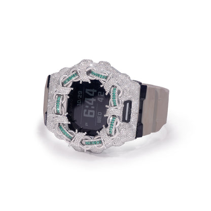 G-Shock Bind Bezzel With Natural And Moissanite Diamond