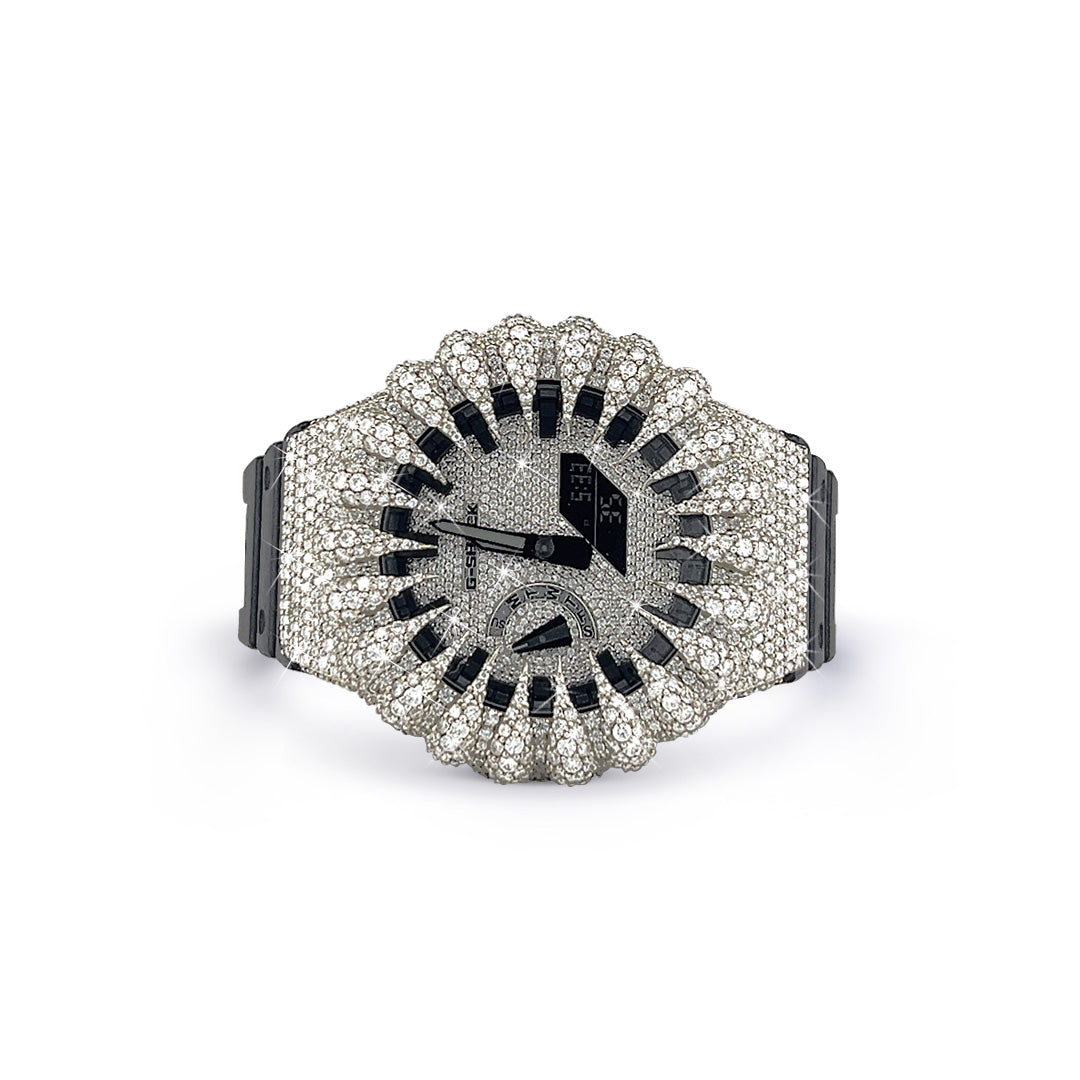 G-Shock Thorns In Bezel with VVS Moissanite Diamond