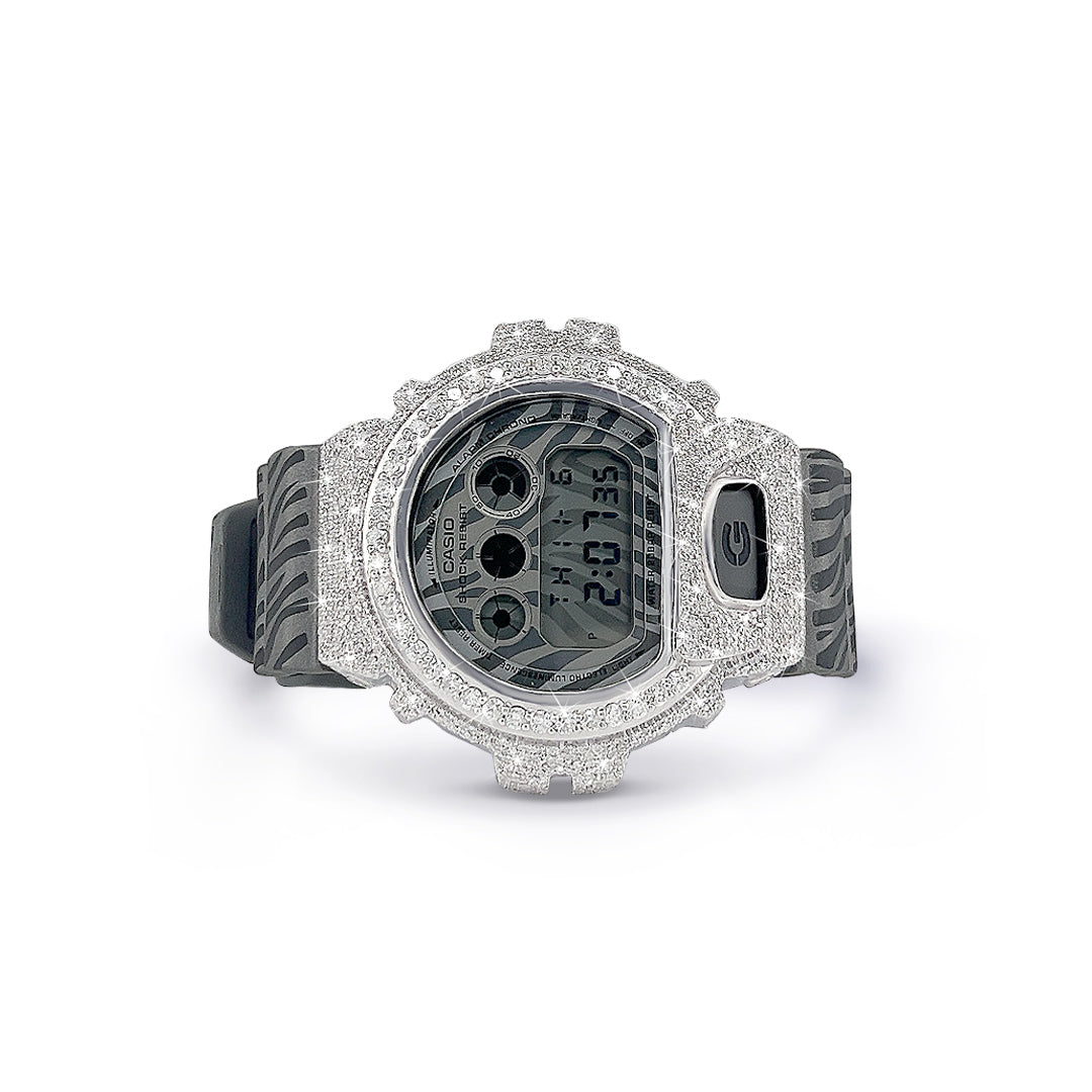 G-Shock Elegant Look Bezel With Moissanite Diamond  