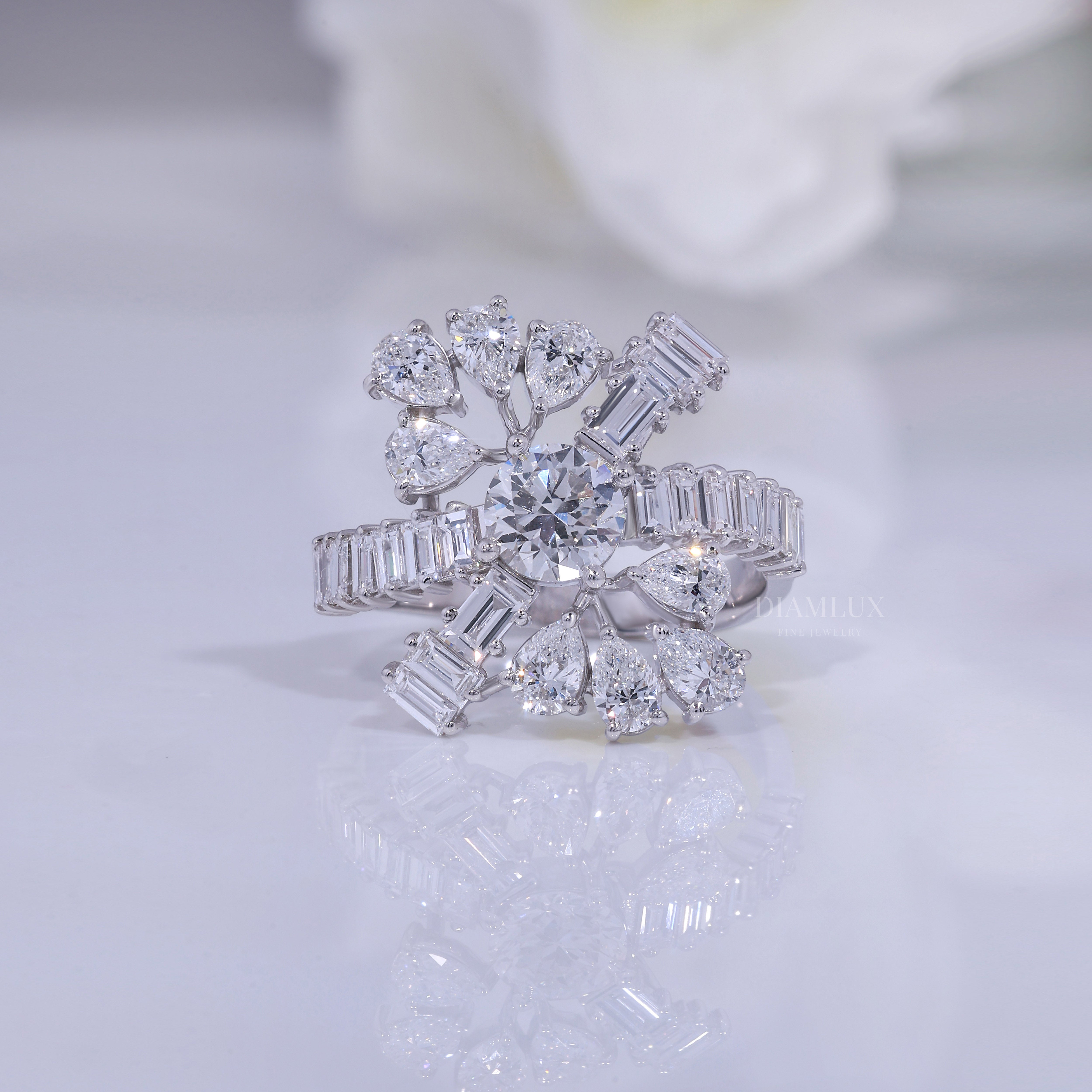 10kt Gold Lab Diamond Ring Diamlux Fine Jewelry