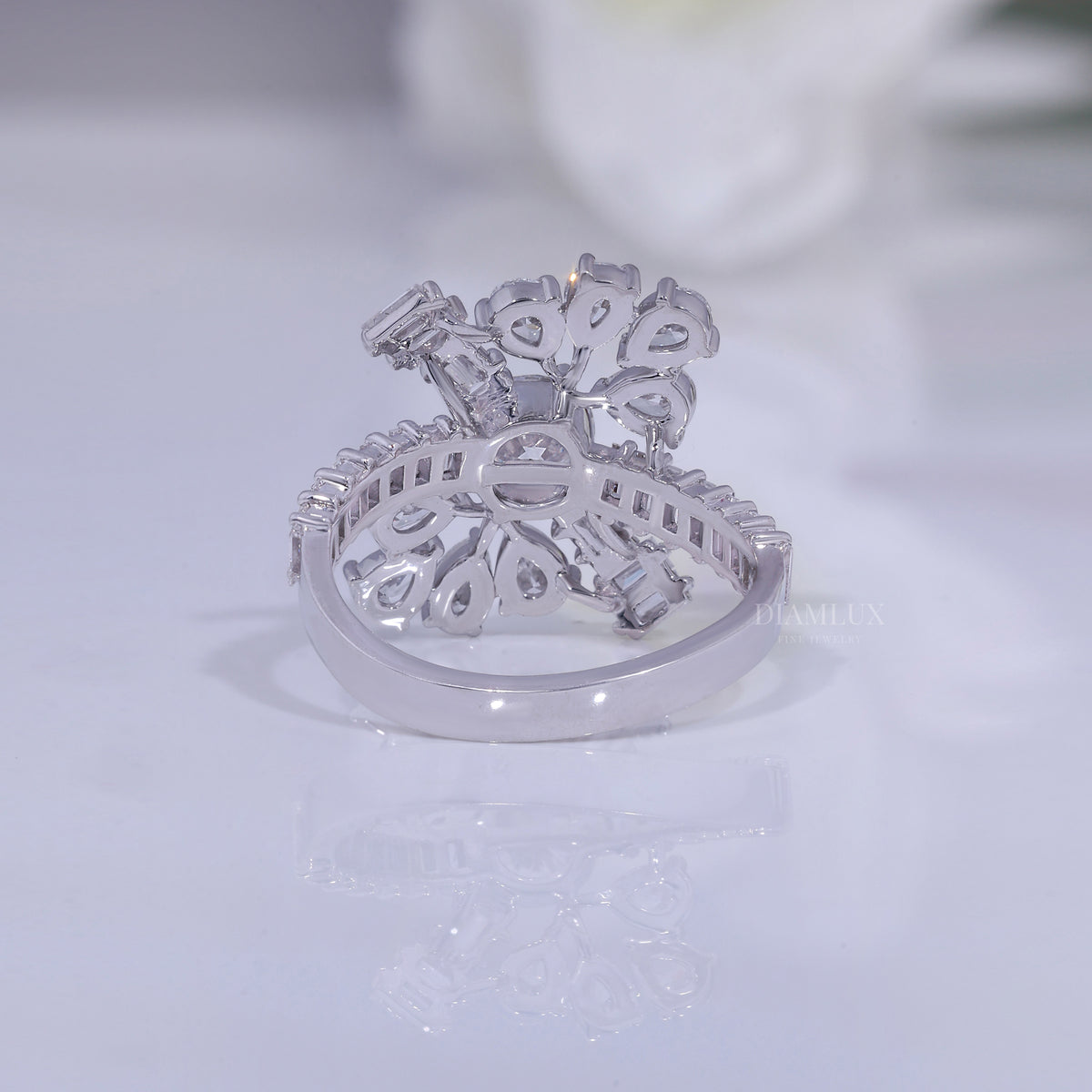 10kt Gold Lab Diamond Ring Diamlux Fine Jewelry