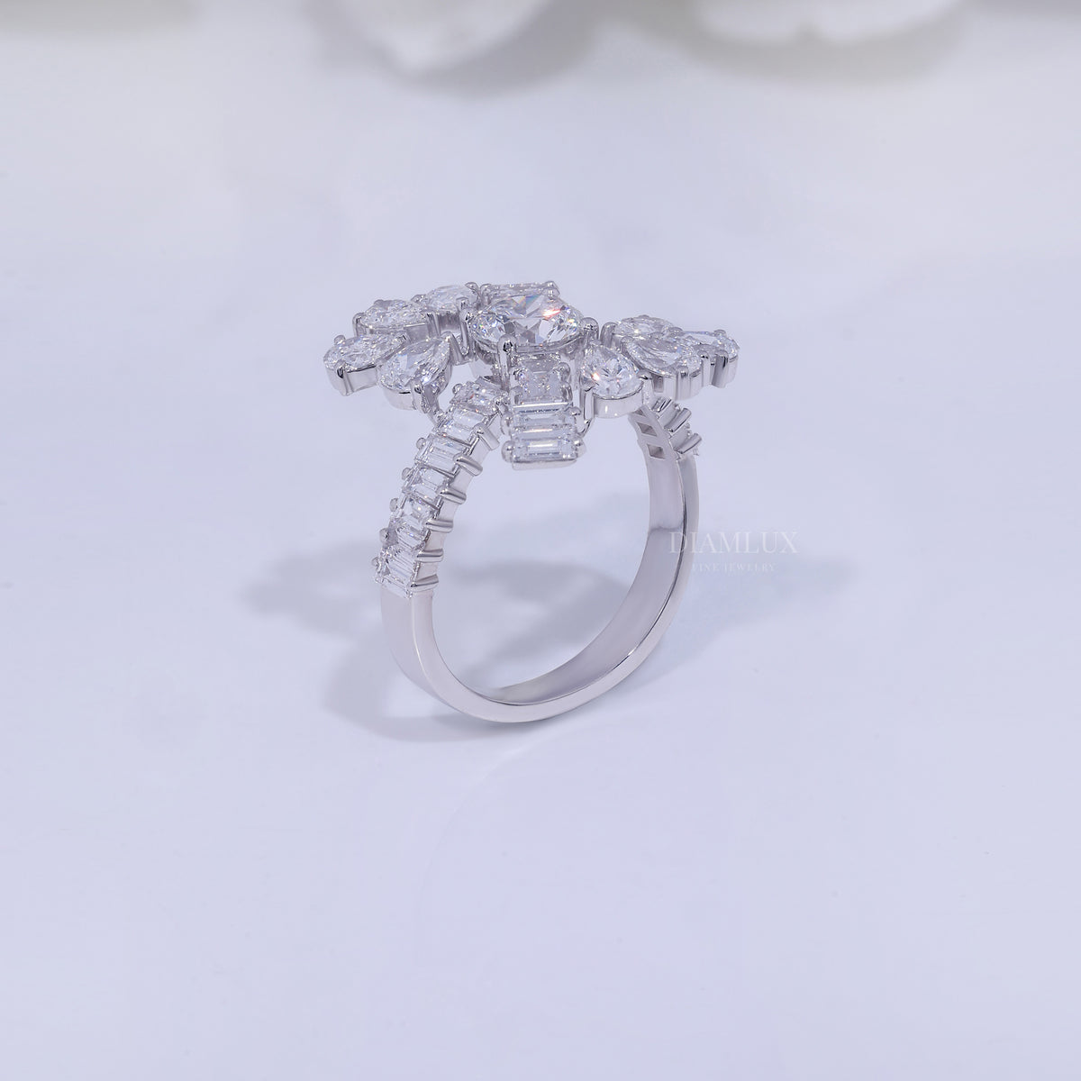 10kt Gold Lab Diamond Ring Diamlux Fine Jewelry