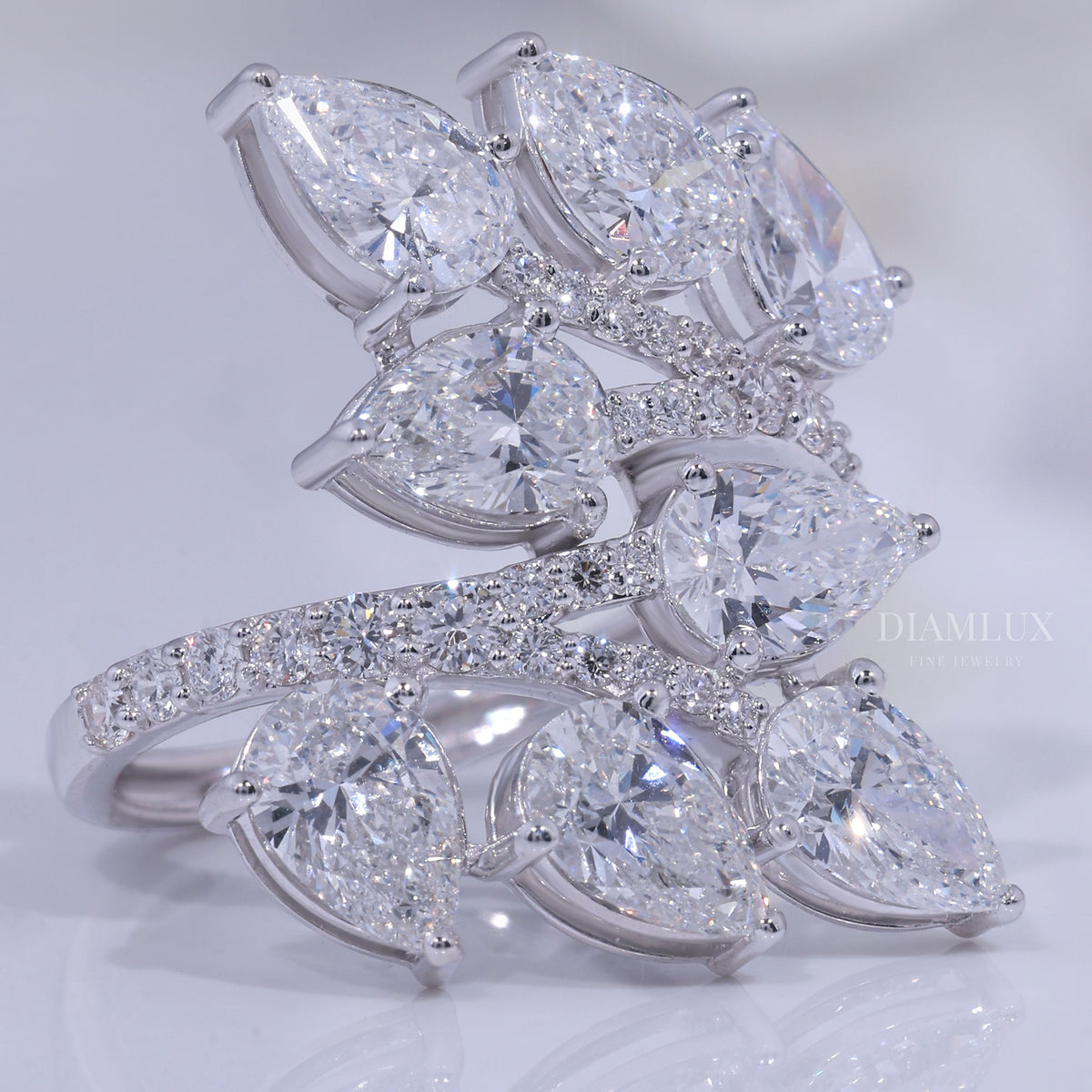 10kt Gold Lab Diamond Ring Diamlux Fine Jewelry