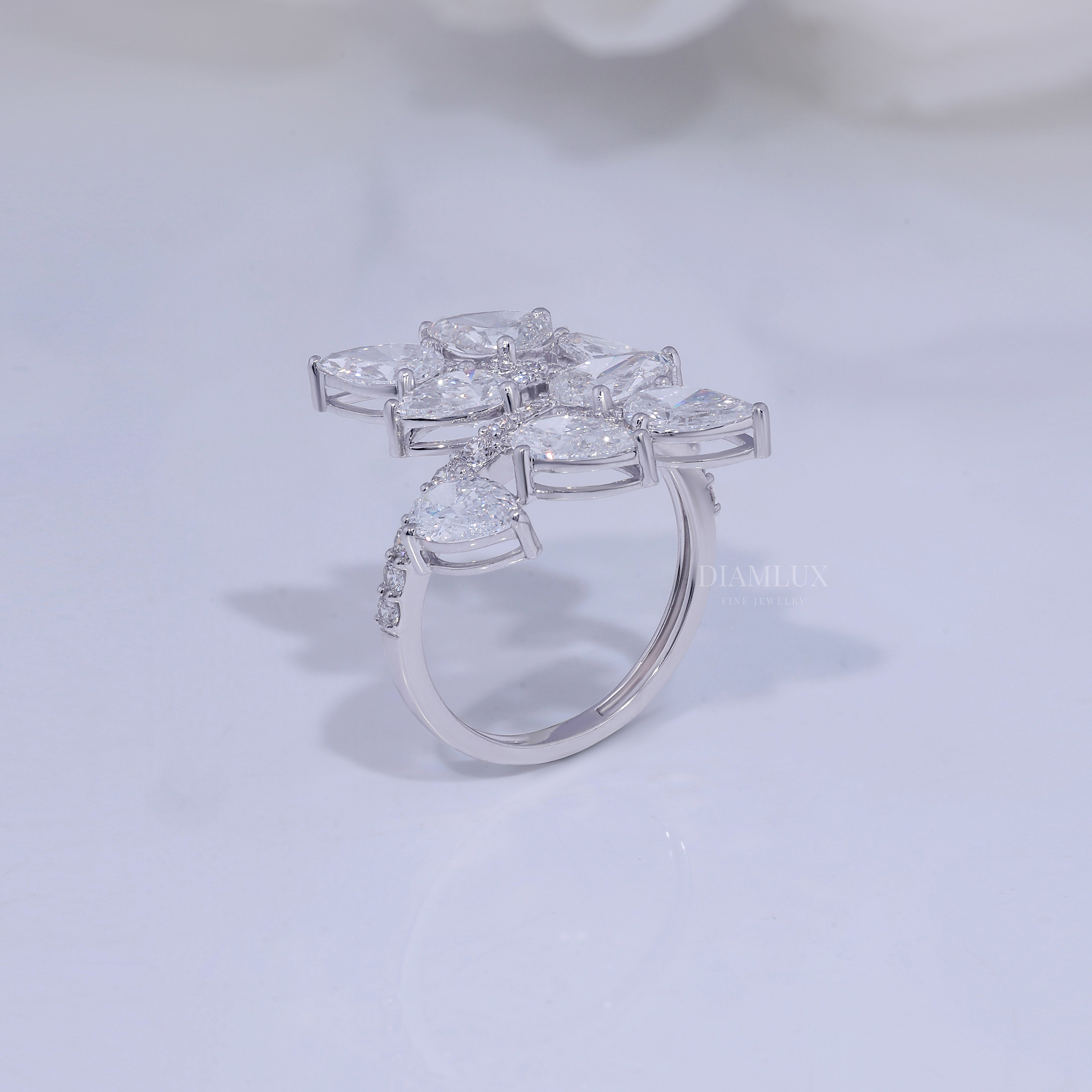 10kt Gold Lab Diamond Ring Diamlux Fine Jewelry