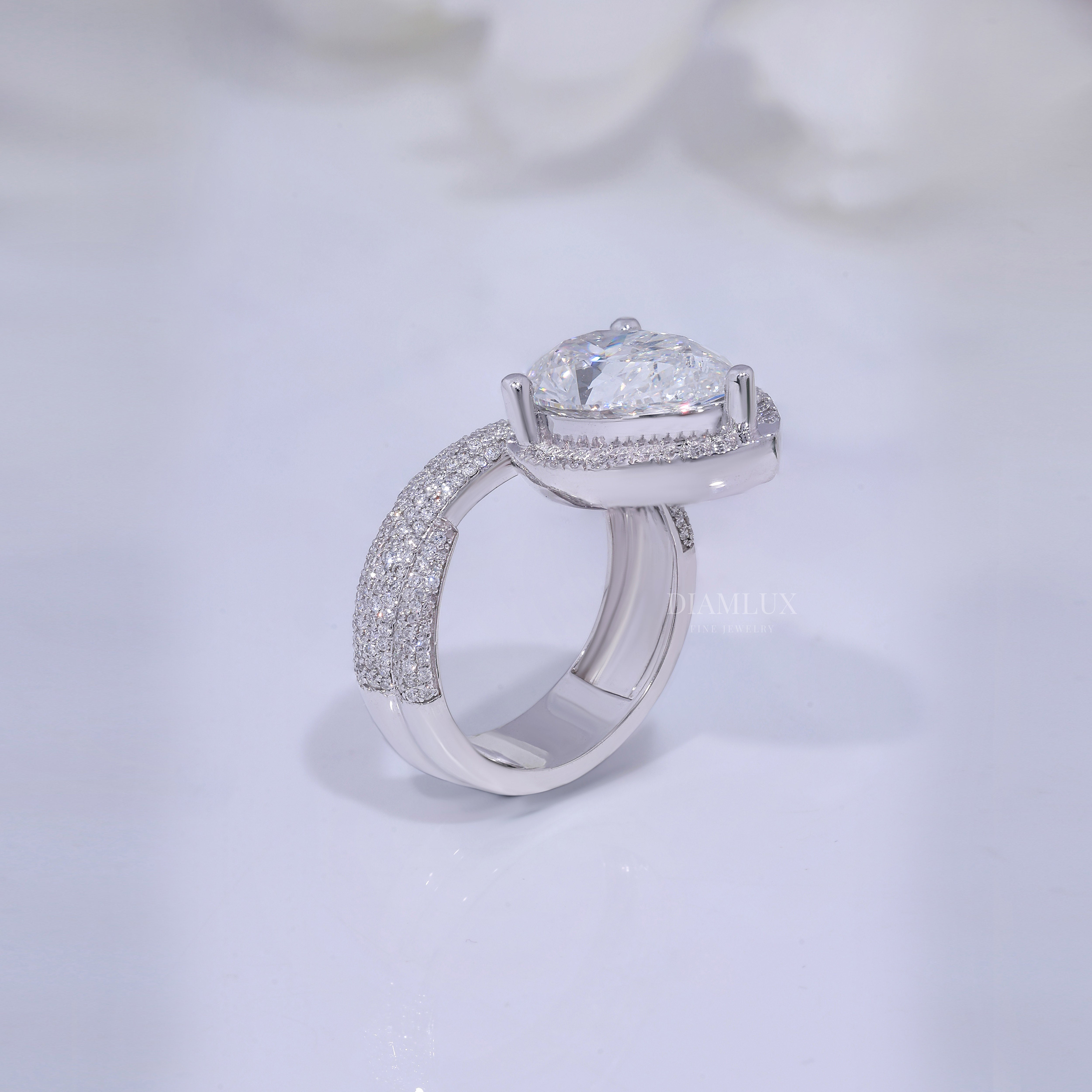 10kt Gold Lab Diamond Ring Diamlux Fine Jewelry