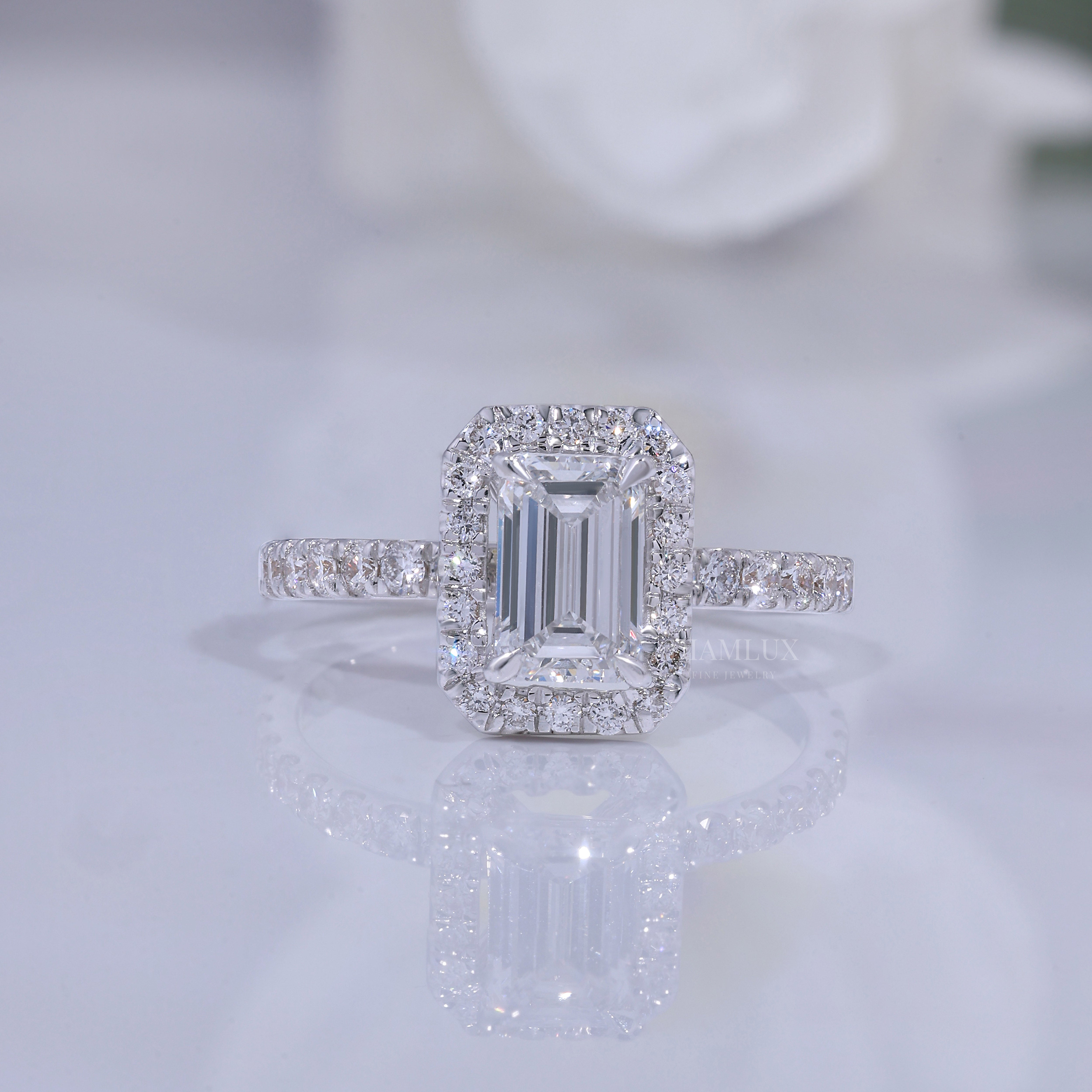 10kt Gold Lab Diamond Ring Diamlux Fine Jewelry